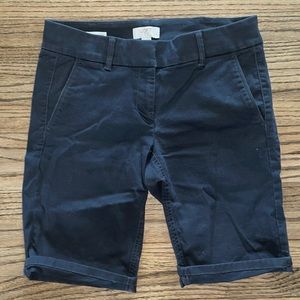 Dark grey Loft outlet bermuda roll shorts size 2P